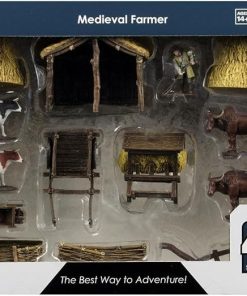 WarLock Tiles Accessory 4D Settings Medieval Farmer Game Expansion