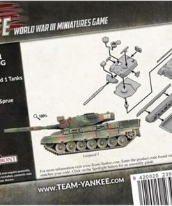 West German Plastic Leopard I Panzer Zug Scale Model TGBX14 2