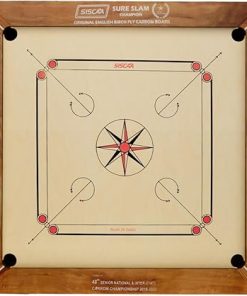 SISCAA Carrom Board Sure SLAM Indoor Game Approved by Carrom Federation