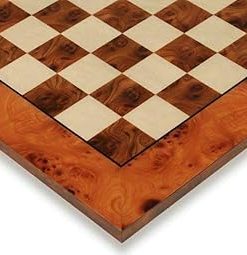 Elm Root Maple Deluxe Chess Board 723R Made in Italy 2