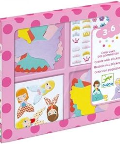 DJECO Princesses Sticker Kit for Creative Fun and Imagination