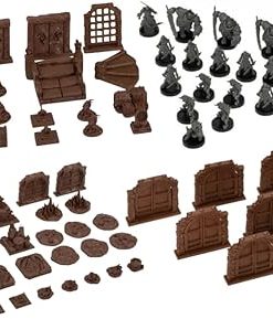 Steamforged Games Bardsung Bundle Distant Depths Upper Levels 3D Doors