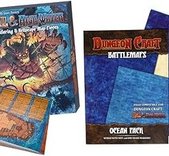 Dungeon Craft Hell Adventure Ocean Bundle RPG Board Game with Battle Mat