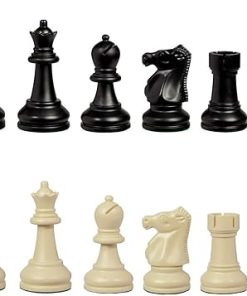 Bobby Fischer Ultimate Chess Pieces Set Staunton Plastic Tournament Set
