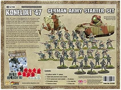 Warlord Games Konflikt ’47 German Army Starter Set 1:56 Military Table Top Wargaming Plastic Model Kit 451510201 2 Warlord Games Konflikt '47 German Army Starter Set 1:56 Military Table Top Wargaming Plastic Model Kit 451510201 - Image 2