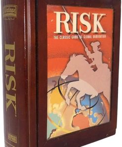 Parker Brothers Vintage Risk Game Collection Wooden Book Box