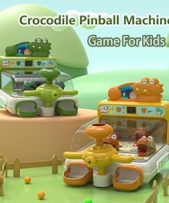 Interactive Dinosaur Crocodile Pinball Machine for Kids Ages 3-5 2