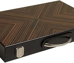 15 Inch Retro Wood Backgammon Set for 2 Players Ages Eight and Up