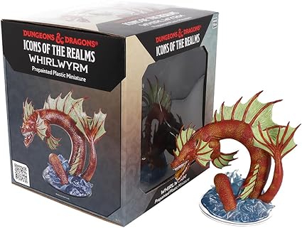 WizKids D&D Icons Planescape Adventures Whirlwyrm Boxed Miniature WizKids D&D Icons Planescape Adventures Whirlwyrm Boxed Miniature