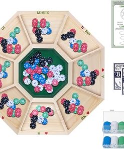 Large 27.5IN Detachable Michigan Rummy Deluxe Board Game Set
