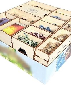 Optimize your Spirit Island Game with The Broken Token Wooden Organizer 2