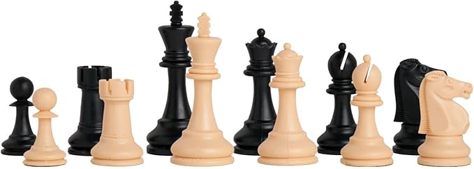 Reykjavik Plastic Chess Set Pieces Only with 3.75 Inch King Size Reykjavik Plastic Chess Set Pieces Only with 3.75 Inch King Size