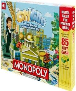 Zynga Cityville Monopoly Board Game for Fun Family Play