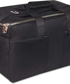 Black Board Game Bag Padded Backpack with Straps and Extra Pockets
