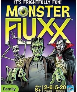 Monster Fluxx by Looney Labs – Fun Card Game for All Ages