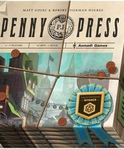 Asmadi Games Penny Press Board Game for Family Fun