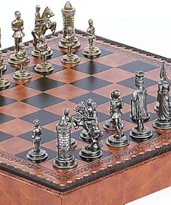 Bello Games Camila Chessmen and Marcello Cabinet Board from Italy