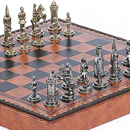 Bello Games Camila Chessmen and Marcello Cabinet Board from Italy Bello Games Camila Chessmen and Marcello Cabinet Board from Italy
