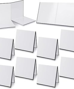 10 Pcs Blank Game Board Quad Fold Dry Erase for DIY Activities 18×18 Inches