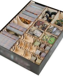 Mage Knight Box Organizer – Wooden Storage with Removable Trays and Dividers 2