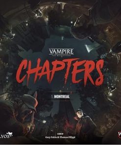 Vampire: The Masquerade – Chapters: Montreal – A Cooperative Story-Driven Table top Game – for Adults – Ages 18+ – 1 to 4 Players – 30 Minutes per Player – Made by Flyos Games 2