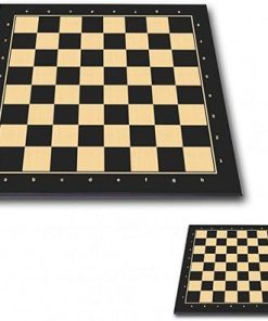 Muba Professional Tournament Chess Board No. 4P Black 17.5 Inch