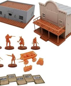 Outland Tactics War Games Miniatures Cowboy Terrain Set 28mm Scale