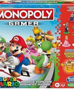 Monopoly Gamer Super Mario Edition Board Game for Family Fun