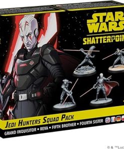 Star Wars Shatterpoint Jedi Hunters SQUAD PACK – Tabletop Miniatures Game, Strategy Game for Kids and Adults, Ages 14+, 2 Players, 90 Minute Playtime, Made by Atomic Mass Games