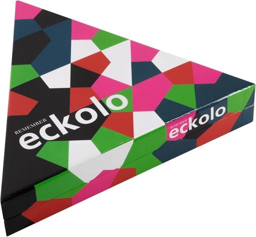 Eckolo Card Game for 2 to 8 Players Age 6-99 with 76 Color Cards