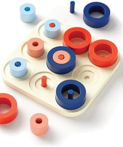 Brass Monkey Tic Tac Pro Game Set with Beautiful Wooden Pieces for Parties 2