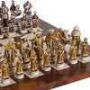 Tzar Ivan The Great Chessmen with Georgio Leatherette Chess Board 3