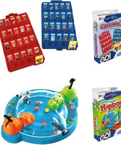 Hasbro Travel Games Set of 5 – Sorry, Hungry Hungry Hippos, Monopoly 2