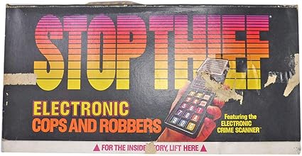 Vintage Stop Thief Electronic Board Game Cops and Robbers 1980 Vintage Stop Thief Electronic Board Game Cops and Robbers 1980