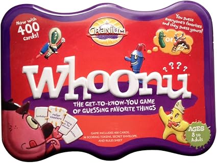 Cranium Whoonu Board Game Tin Edition for Family Fun Cranium Whoonu Board Game Tin Edition for Family Fun