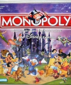 Disney Edition Monopoly Board Game Release from 2001