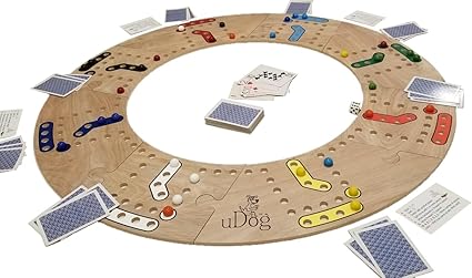 uDog Board Game for 2 to 12 Players | Handmade Durable Wooden Fun uDog Board Game for 2 to 12 Players | Handmade Durable Wooden Fun
