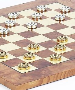 Bello Games Collezioni – Agostino Checkers Board & Bella Valentina Checkers from Italy