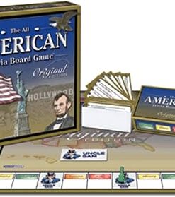 All American Trivia Board Game for Fun Family Game Nights