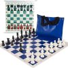 Wholesale Quadruple Weighted Chess Set Ivory Black Pieces Board 2 Players 4