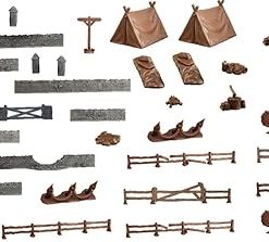 Mantic Games TerrainCrate Battlefield Multi Set for Tabletop Gaming
