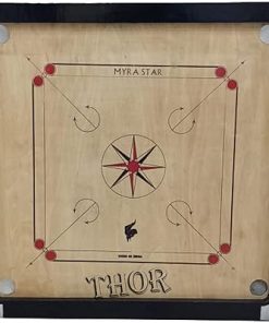 International Carrom Board Game Tournament Full Size 32″ with Gifts 2