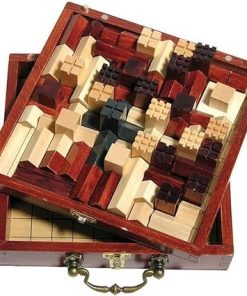 Cathedral Wood Travel Strategy Board Game for Fun Family Time 2