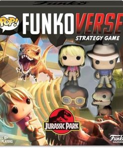Funkoverse Jurassic Park 100 Board Game 2 to 4 Players Multicolour