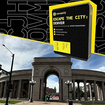 Outdoor Escape Room Denver Upper Downtown – Multi-Player Mystery Hunt Game 2 Outdoor Escape Room Denver Upper Downtown - Multi-Player Mystery Hunt Game - Image 2