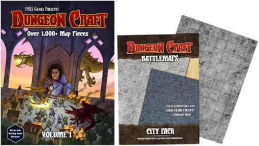 Dungeon Craft Board Game Bundle Volume 1 Custom Box Battle Mat DND RPG