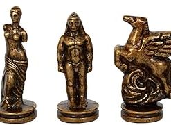 Spartan Warriors Blue and Copper Chess Set Without Board 2