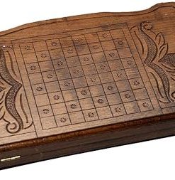Handmade Armenian Backgammon Set Wooden Board Game Ararat Gift Idea 2
