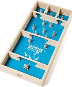 Carrom Skittles Game – Large Wooden Board Game for Family Fun Nights