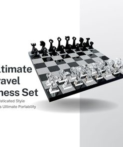 Portable 10″ Luxury Chess Set with Storage for Adults and Kids 2
